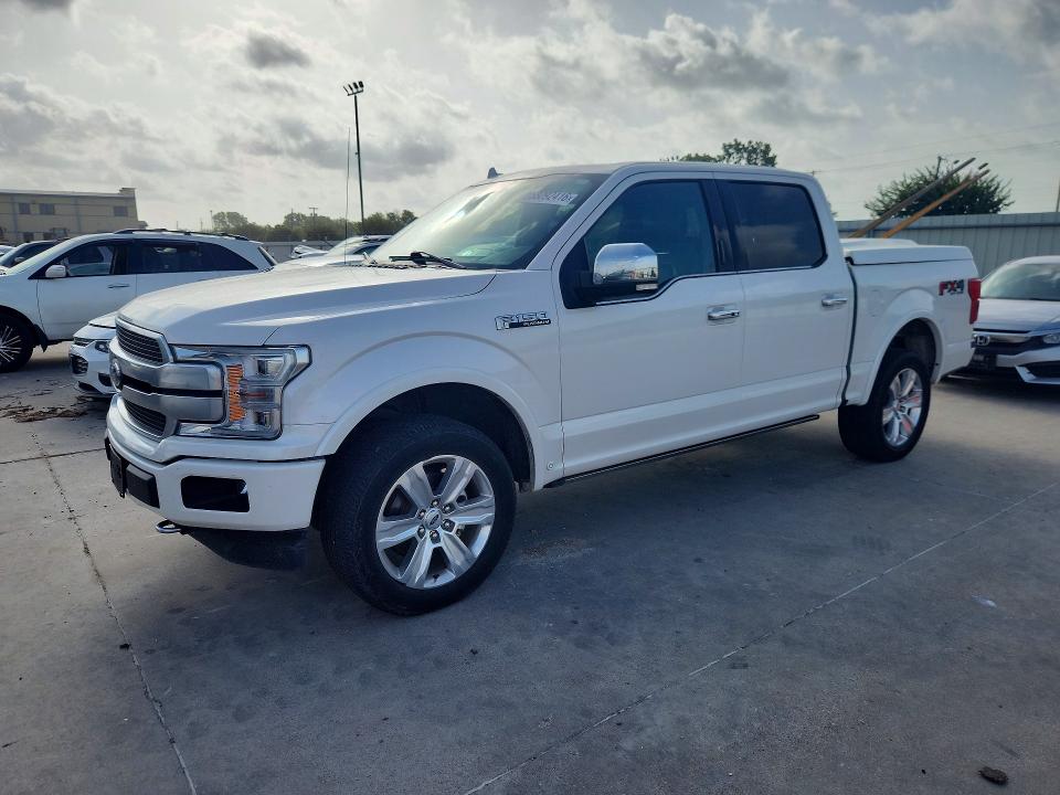 2019 Ford F-150 VIN 1FTEW1E49KFC19223 COPART salvage auction — FRONT END, Tx - Salvage Vehicle Title, sold $11,300 on 2026-07-30 (photo 1)