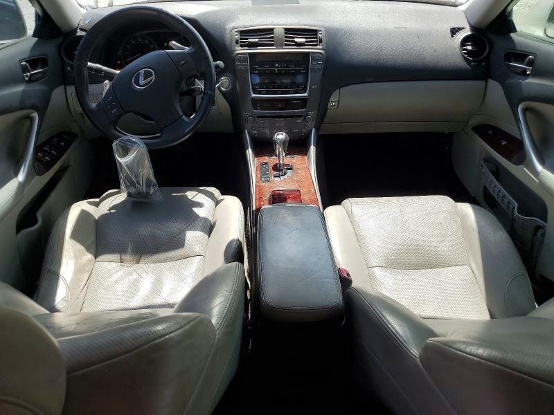 2007 Lexus Is 250 VIN JTHBK262472038397 COPART salvage auction — FRONT END, Fl - Cert Of Ttl-Rebuilt&Slvg Rbld, sold $375 on 2026-07-07 (photo 8)