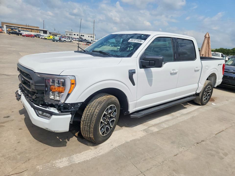 2023 Ford VIN 1FTEW1C8XPKF01388 COPART salvage auction — FRONT END, Tx - Certificate Of Title, sold $175 on 2026-07-09 (photo 1)
