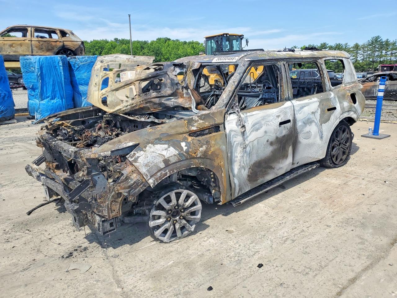 2026 Infiniti QX80 VIN JN8AZ3DBXT9431862 COPART salvage auction — Burn, NJ - CERT OF TITLE-SALVAGE, sold $350 on 2026-09-20 (photo 1)