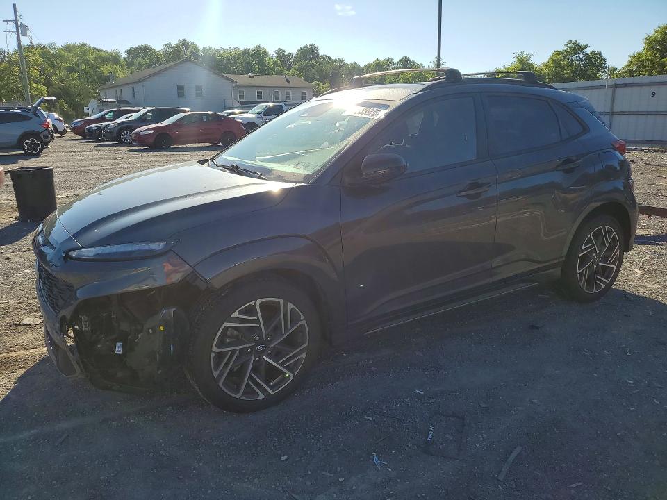 2022 Hyundai VIN KM8K3CA35NU852138 COPART salvage auction — FRONT END, Pa - Certificate Of Salvage, sold $6,900 on 2026-07-02 (photo 1)