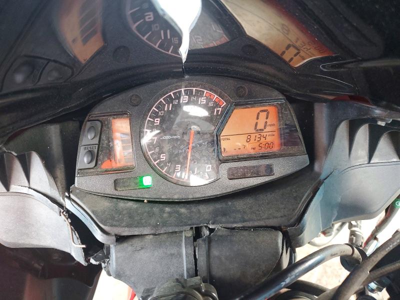 2014 Honda Cbr VIN JH2PC401XEK700083 COPART salvage auction — ROLLOVER, Ca - Salvage Certificate, sold $1,950 on 2026-07-16 (photo 7)