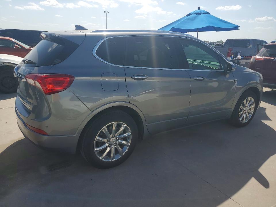 2019 Buick Envision VIN LRBFXCSA0KD000491 COPART salvage auction — FRONT END, Tx - Salvage Vehicle Title, sold $5,500 on 2026-07-16 (photo 3)