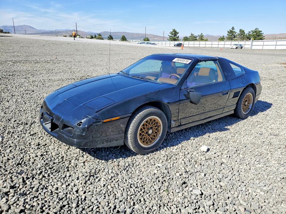 1988 Pontiac Fiero VIN 1G2PG1198JP213787 COPART salvage auction — MECHANICAL, CA - CERTIFICATE OF TITLE, sold $250 on 2026-08-20 (photo 1)