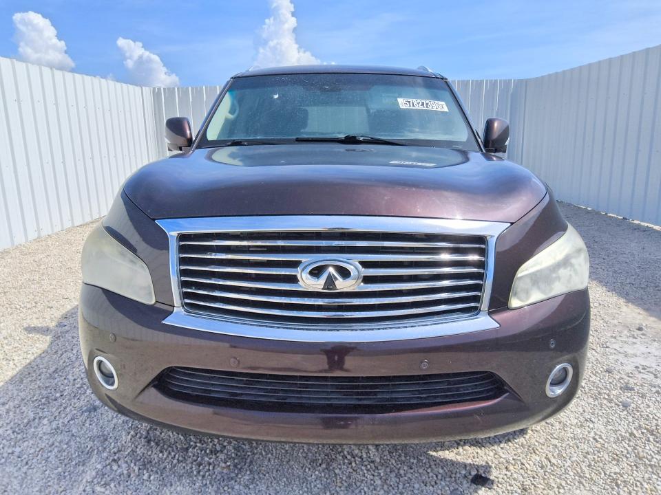 2014 Infiniti Qx80 VIN JN8AZ2NF3E9552733 COPART salvage auction — MECHANICAL, FL - CERTIFICATE OF TITLE, sold $425 on 2026-07-16 (photo 5)