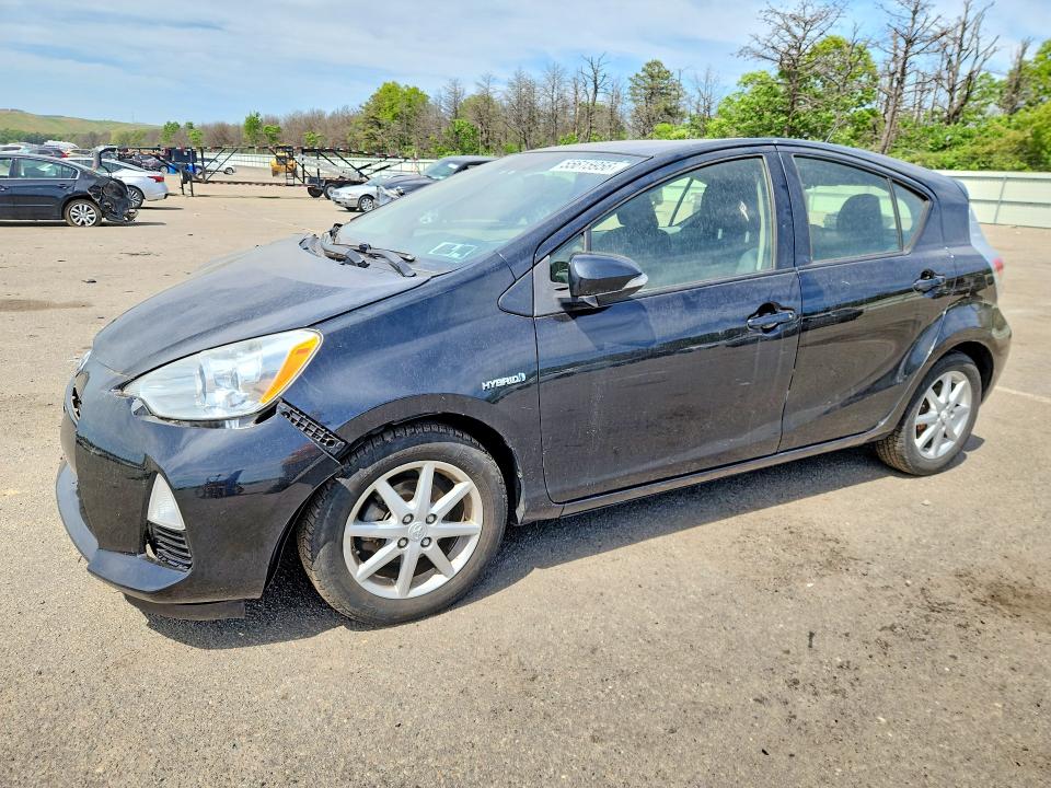 2014 Toyota Prius VIN JTDKDTB35E1068527 COPART salvage auction — FRONT END, Ny - Mv-907A Salvage Certificate, sold $1,200 on 2026-07-15 (photo 1)