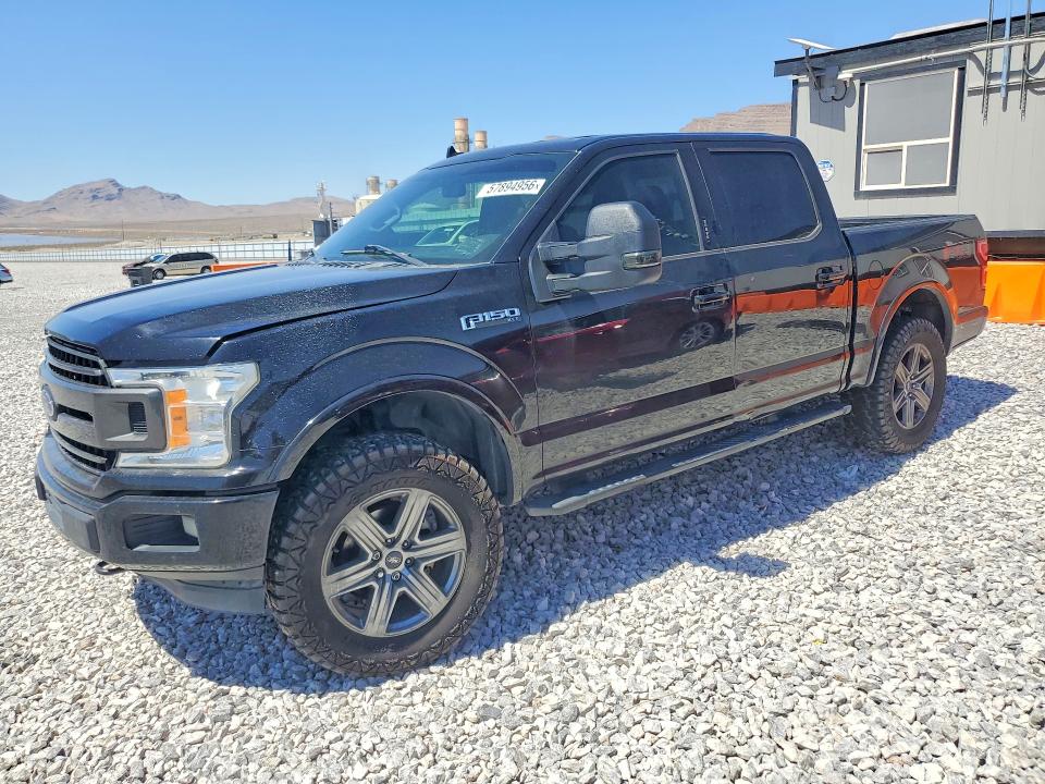 2018 Ford F-150 lightning VIN 1FTEW1E53JKE36474 COPART salvage auction — VANDALISM, Nv - Salvage Title, sold $7,000 on 2026-07-22 (photo 1)