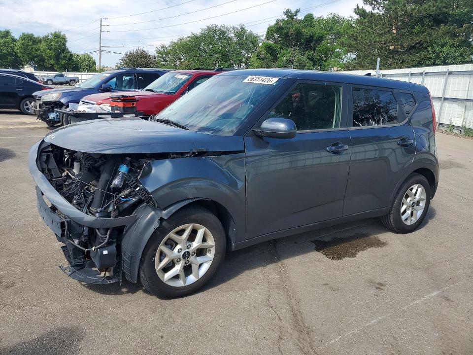 2022 Kia Soul VIN KNDJ23AU6N7814783 COPART salvage auction — FRONT END, Oh - Cert Of Title-Repossession, sold $2,050 on 2026-07-08 (photo 1)