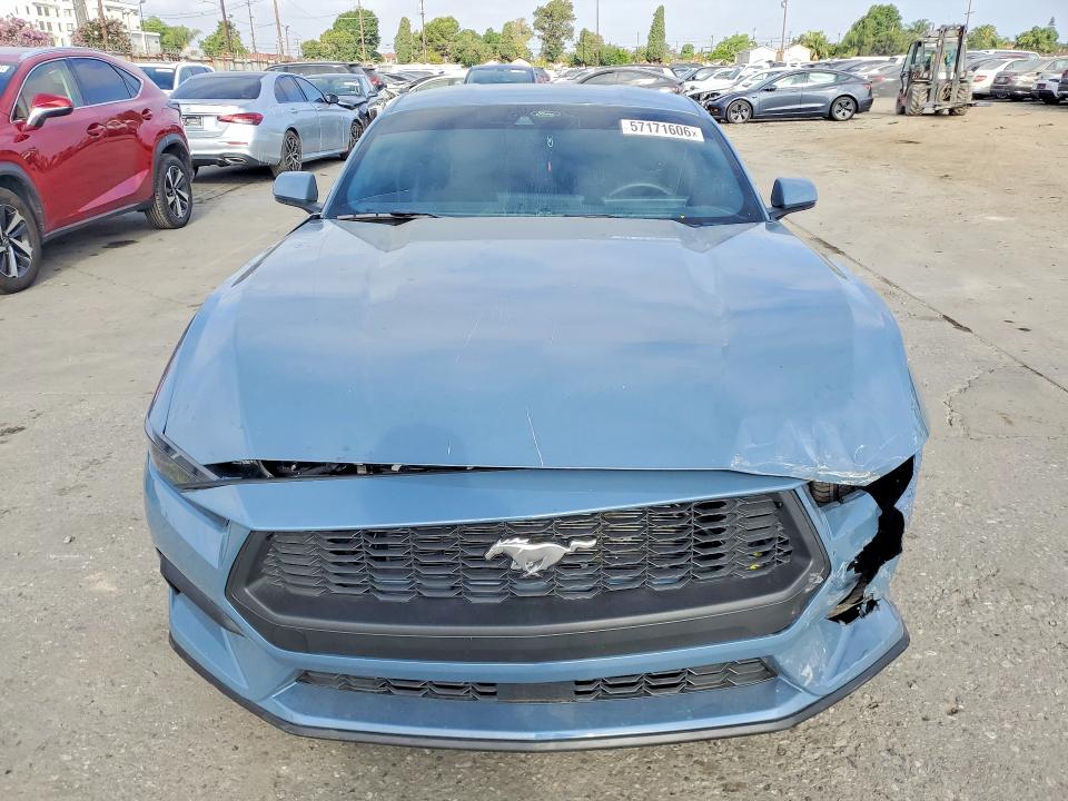 2025 Ford Mustang VIN 1FA6P8TH9S5129100 COPART salvage auction — FRONT END, Ca - Salvage Certificate, sold $16,400 on 2026-07-09 (photo 5)