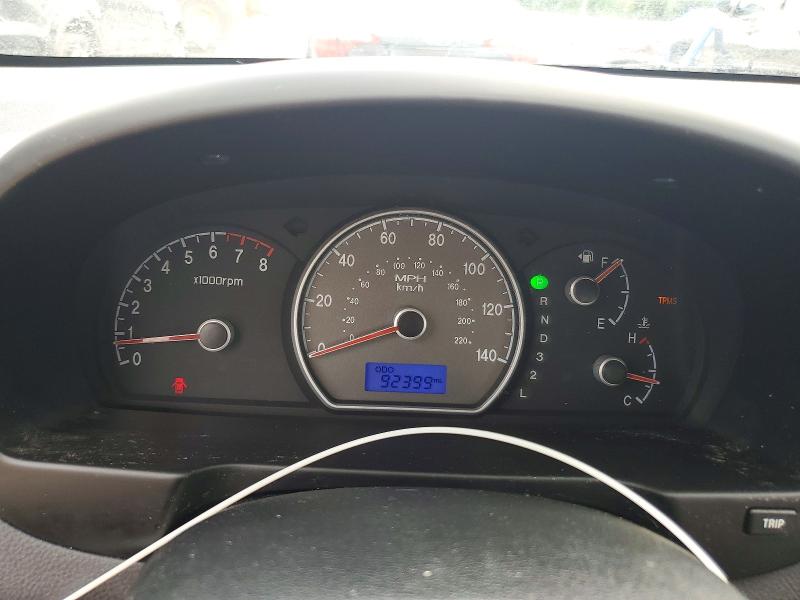 2008 Hyundai Elantra VIN KMHDU46D78U514600 COPART salvage auction — REAR END, KY - CERT OF TITLE-SALVAGE, sold $1,500 on 2026-07-08 (photo 9)