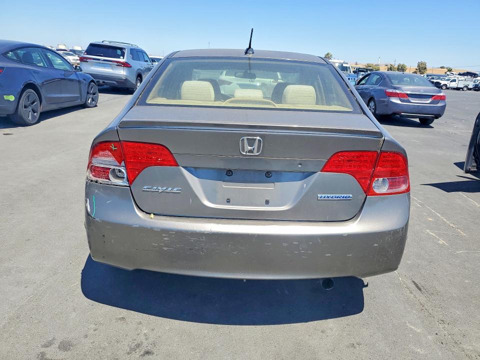 2007 Honda Civic VIN JHMFA36207S003608 COPART salvage auction — UNDERCARRIAGE, Ca - Salvage Certificate, sold $1,050 on 2026-07-27 (photo 6)