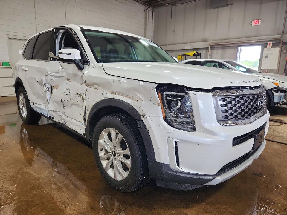 2020 Kia Telluride VIN 5XYP2DHC1LG073066 COPART salvage auction — SIDE, Ct - Cert Of Title-Salvage, sold $2,750 on 2026-07-21 (photo 4)