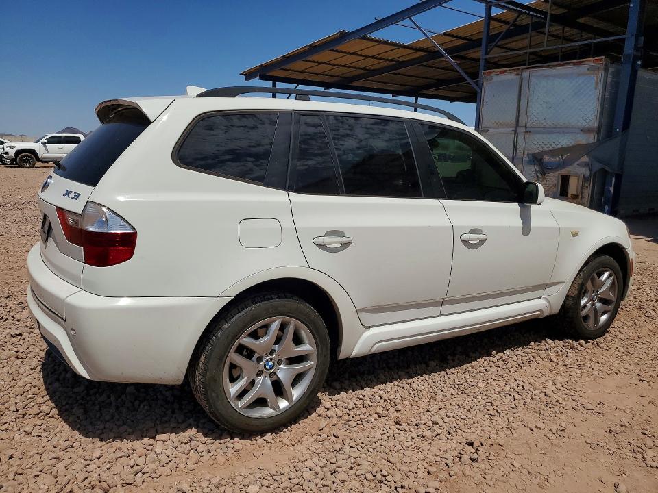 2008 BMW X3 VIN WBXPC93458WJ10224 COPART salvage auction — MINOR DENT/SCRATCHES, Az - Certificate Of Title, sold $200 on 2026-07-07 (photo 3)