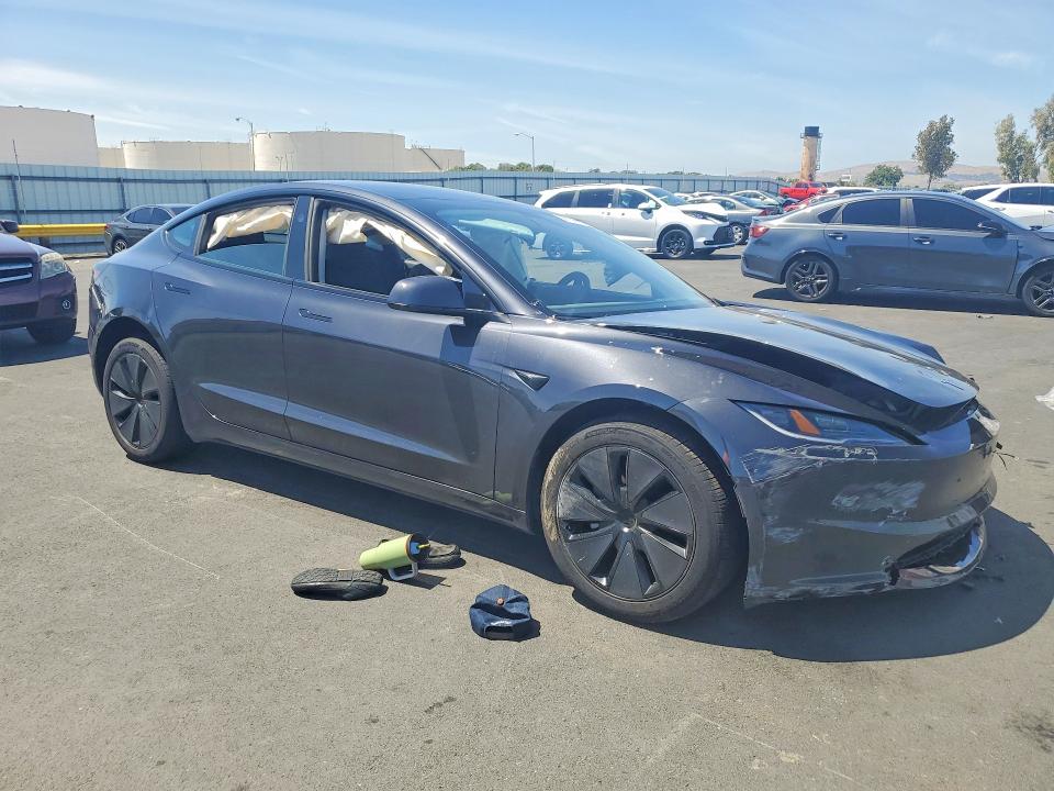 2025 Tesla VIN 5YJ3E1EA5SF058518 COPART salvage auction — FRONT END, CA - SALVAGE CERTIFICATE, sold $8,200 on 2026-07-13 (photo 4)