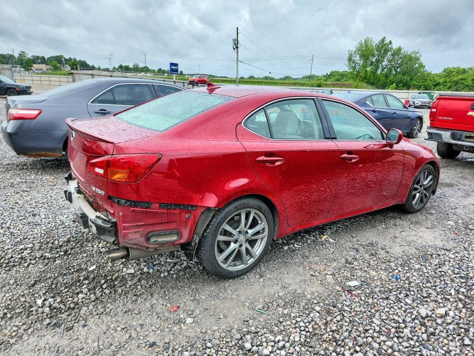 2008 Lexus Is 250 VIN JTHBK262882072926 COPART salvage auction — REAR END, Al - Cert Of Title-Salvage Title, sold $2,550 on 2026-07-07 (photo 3)