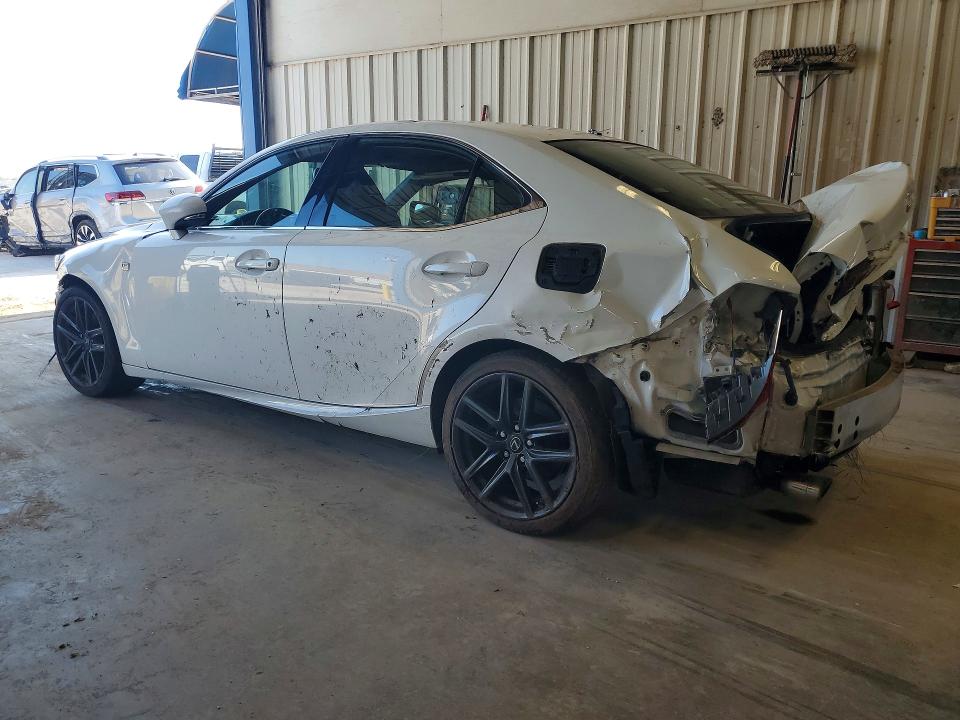 2015 Lexus Is VIN JTHBF1D28F5080490 COPART salvage auction — ROLLOVER, Tx - Salvage Vehicle Title, sold $650 on 2026-07-10 (photo 2)