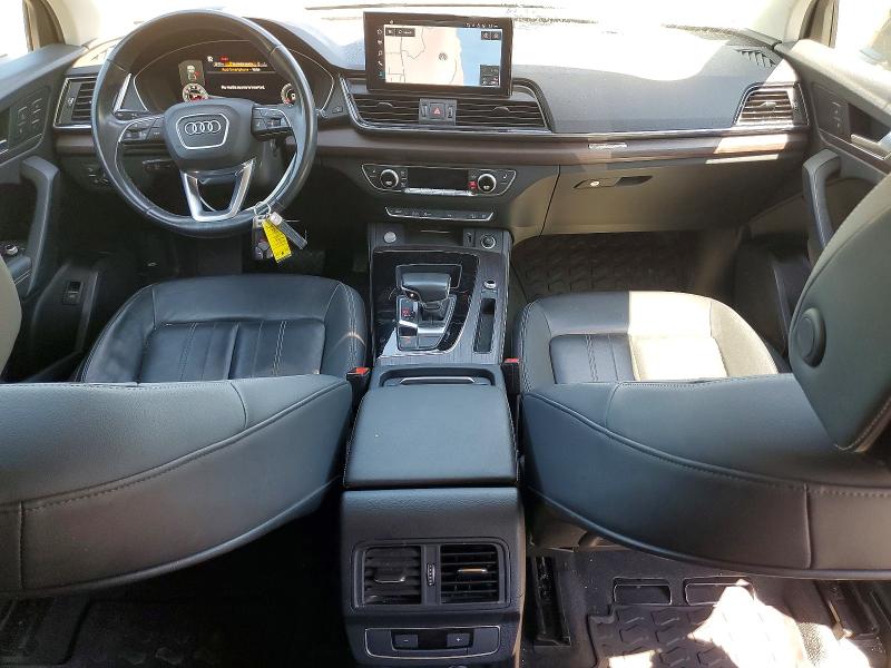 2021 Audi Q5 VIN WA1BAAFY7M2033185 COPART salvage auction — ROOF, Ny - Mv-907A Salvage Certificate, sold $6,600 on 2026-07-14 (photo 8)