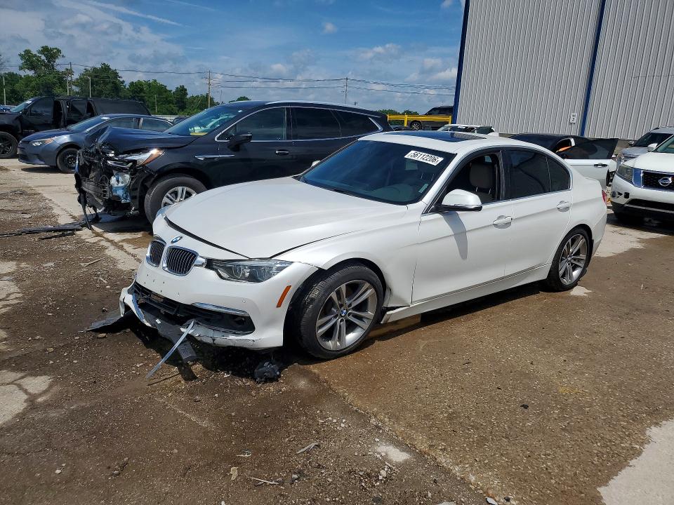 2017 BMW 3er VIN WBA8B9G5XHNU51578 COPART salvage auction — FRONT END, Ky - Bill Of Sale/Part Only/No Titl, sold $2,250 on 2026-07-08 (photo 1)