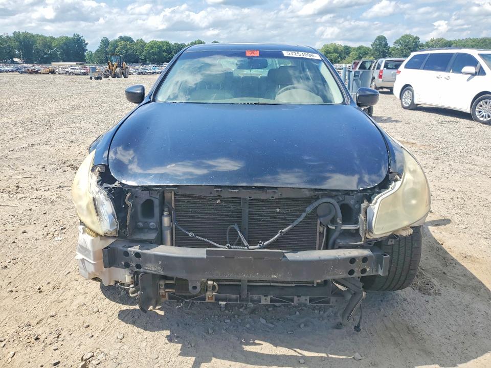 2010 Infiniti G VIN JN1CV6AR3AM461933 COPART salvage auction — FRONT END, Ar - Cert Of Title-Salvage, sold $825 on 2026-07-27 (photo 5)
