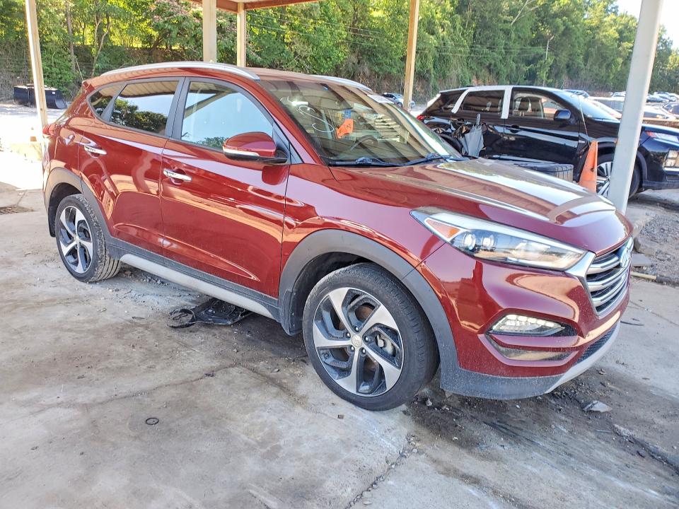 2018 Hyundai Tucson VIN KM8J33A2XJU819309 COPART salvage auction — WATER/FLOOD, Al - Certificate Of Title (P), sold $2,950 on 2026-07-02 (photo 4)