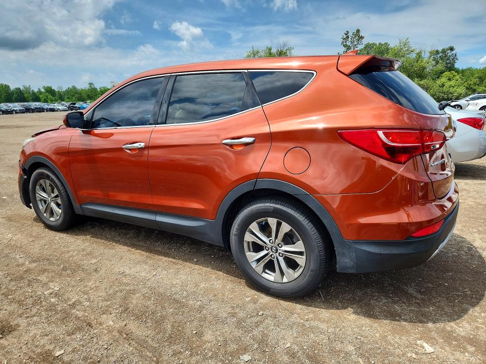 2014 Hyundai Santa fe VIN 5XYZT3LB7EG132705 COPART salvage auction — FRONT END, Oh - Cert Of Title-Salvage, sold $1,800 on 2026-07-02 (photo 2)