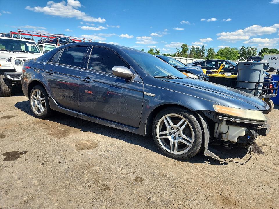2007 Acura Tl VIN 19UUA66207A042300 COPART salvage auction — FRONT END, PA - CERTIFICATE OF SALVAGE, sold $400 on 2026-07-10 (photo 4)