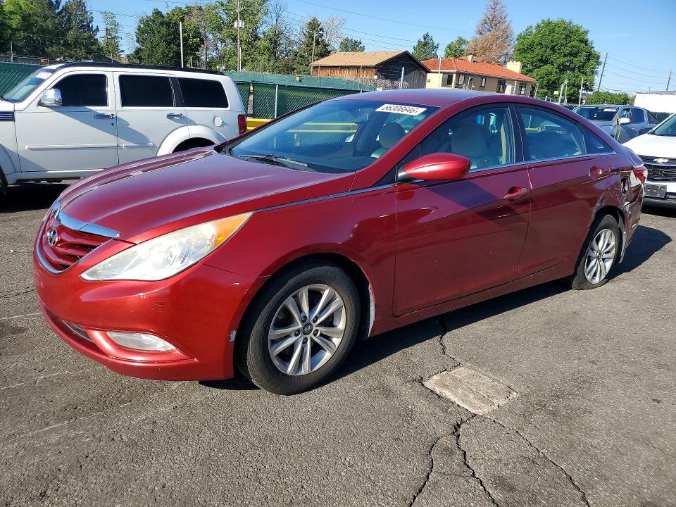 2013 Hyundai Sonata VIN 5NPEB4AC9DH729574 COPART salvage auction — REAR END, Co - Public - Salvage Title, sold $1,200 on 2026-07-18 (photo 1)