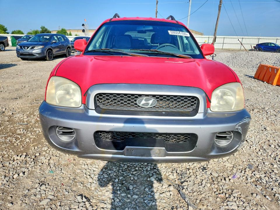 2003 Hyundai Santa fe VIN KM8SB12B93U492883 COPART salvage auction — FRONT END, OH - CERT OF TITLE-SALVAGE, sold $225 on 2026-07-10 (photo 5)