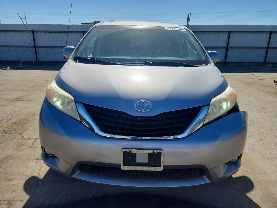 2011 Toyota Sienna VIN 5TDKK3DC6BS072863 COPART salvage auction — SIDE, Ca - Salvage Certificate, sold $1,850 on 2026-07-31 (photo 5)