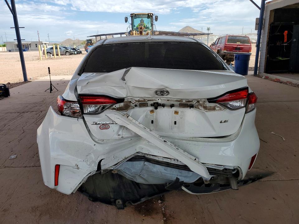 2021 Toyota Corolla VIN JTDEPMAE6MJ125099 COPART salvage auction — REAR END, Az - Cert Of Title - Salvage, sold $5,300 on 2026-07-09 (photo 6)