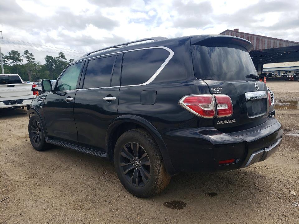 2019 Nissan Armada VIN JN8AY2NF6K9352444 COPART salvage auction — FRONT END, La - Cert Of Title-Salvage, sold $2,450 on 2026-07-17 (photo 2)