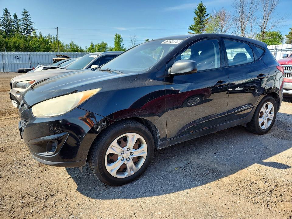 2011 Hyundai Tucson VIN KM8JT3ACXBU299638 COPART salvage auction — SIDE, ON - PERMIT NO BRAND - UNFIT, sold $375 on 2026-07-21 (photo 1)