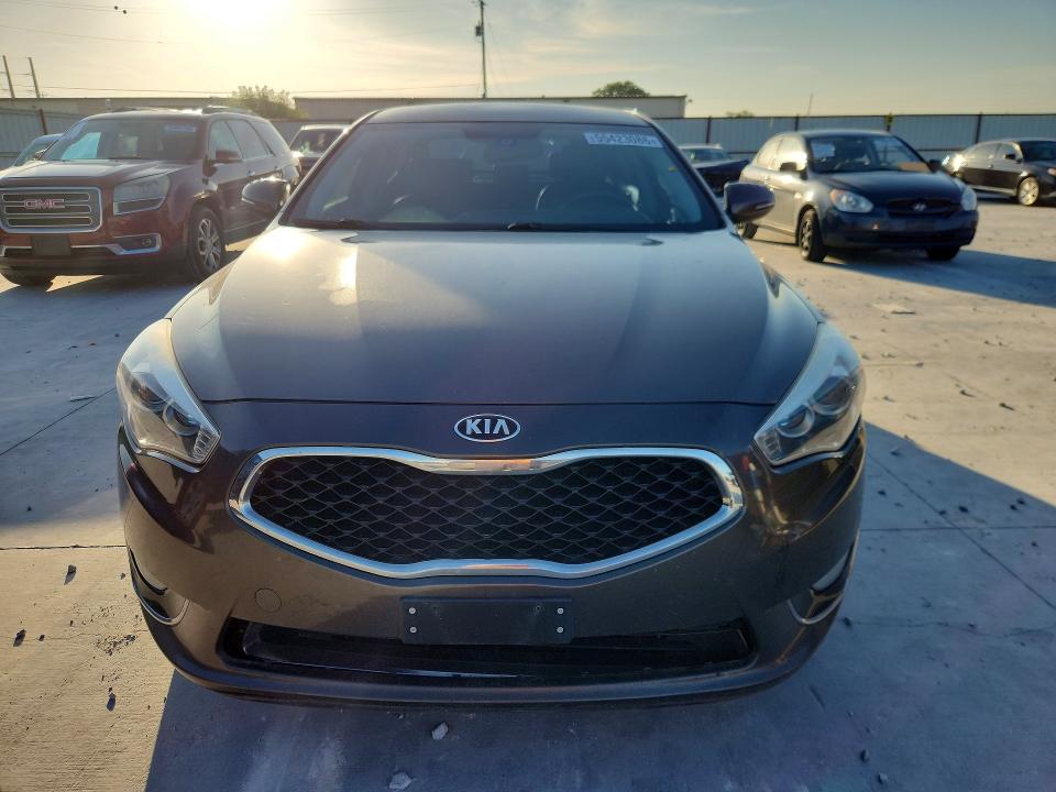 2014 Kia Cadenza VIN KNALN4D73E5160619 COPART salvage auction — REAR END, Tx - Salvage Vehicle Title, sold $1,350 on 2026-07-31 (photo 5)