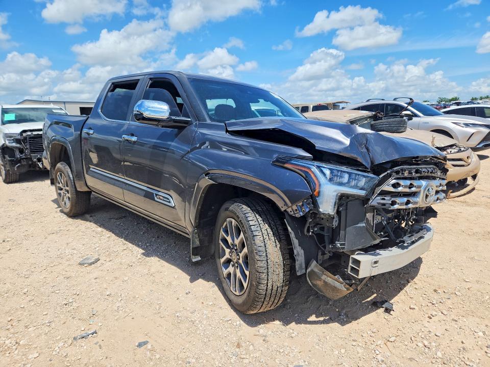 2024 Toyota Tundra VIN 5TFMA5AB6RX035965 COPART salvage auction — FRONT END, TX - SALVAGE VEHICLE TITLE (P), sold $18,500 on 2026-07-16 (photo 4)