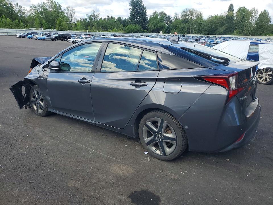 2021 Toyota Prius VIN JTDKAMFU6M3131607 COPART salvage auction — FRONT END, Or - Salvage Title Certificate, sold $200 on 2026-07-29 (photo 2)