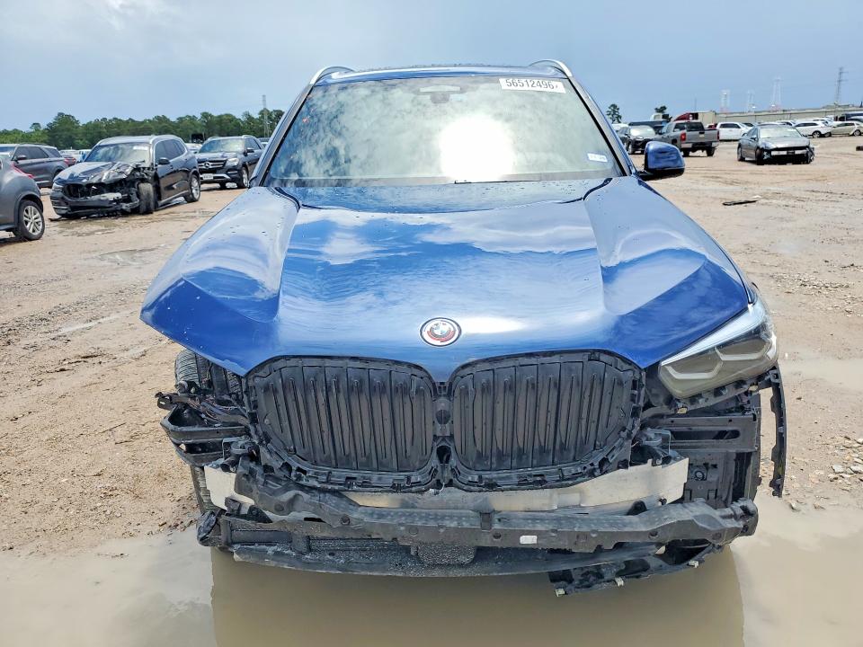 2022 BMW X5 VIN 5UXTA6C09N9K25785 COPART salvage auction — FRONT END, Tx - Salvage Vehicle Title, sold $27,250 on 2026-07-17 (photo 5)