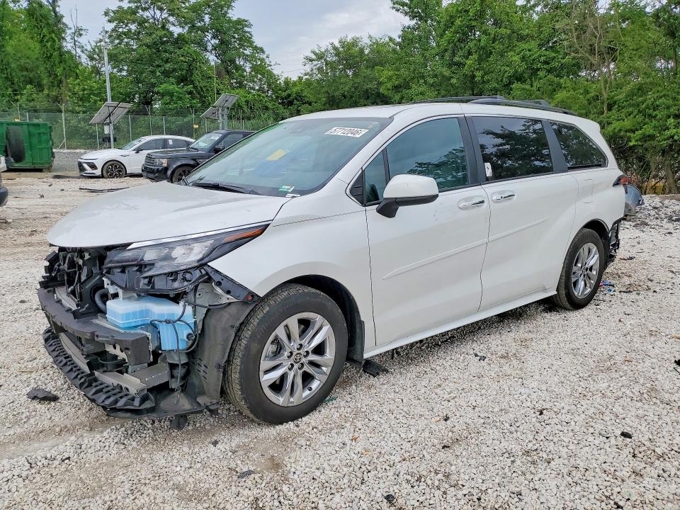 2025 Toyota Sienna VIN 5TDJSKFCXSS155991 — COPART salvage auction photo