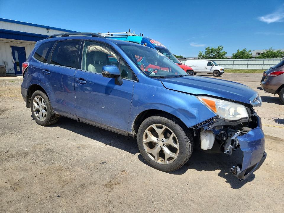 2015 Subaru Forester VIN JF2SJAUC5FH413964 COPART salvage auction — FRONT END, Wi - Junked Vehicle Bill Of Sale, sold $400 on 2026-07-07 (photo 4)
