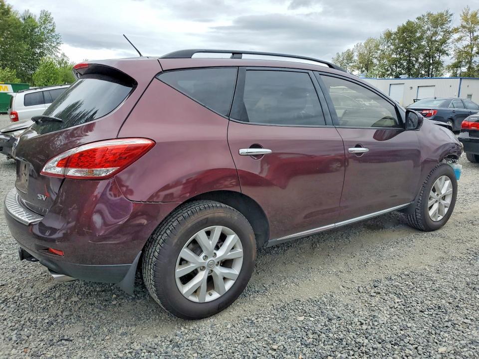 2014 Nissan Murano VIN JN8AZ1MU8EW421700 COPART salvage auction — FRONT END, Wa - Bill Of Sale, sold $1,000 on 2026-07-20 (photo 3)