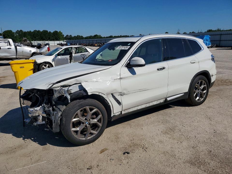 2021 BMW X3 VIN 5UXTY5C09M9F95948 COPART salvage auction — FRONT END, Sc - Cert Of Title-Salvage, sold $6,600 on 2026-07-13 (photo 1)