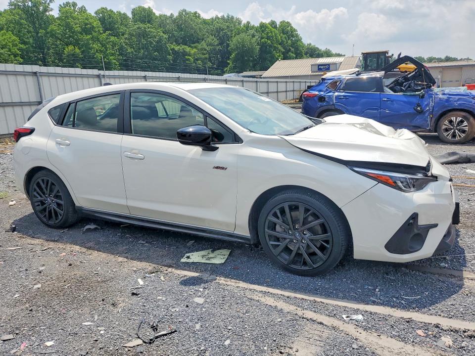 2024 Subaru Impreza VIN JF1GUHJC1R8373532 COPART salvage auction — FRONT END, Pa - Certificate Of Salvage, sold $4,250 on 2026-07-16 (photo 4)