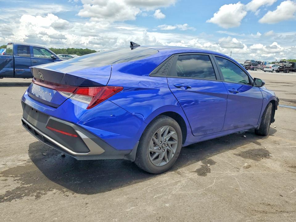 2024 Hyundai Elantra VIN KMHLM4DG4RU706356 COPART salvage auction — FRONT END, Fl - Certificate Of Destruction, sold $3,950 on 2026-07-20 (photo 3)