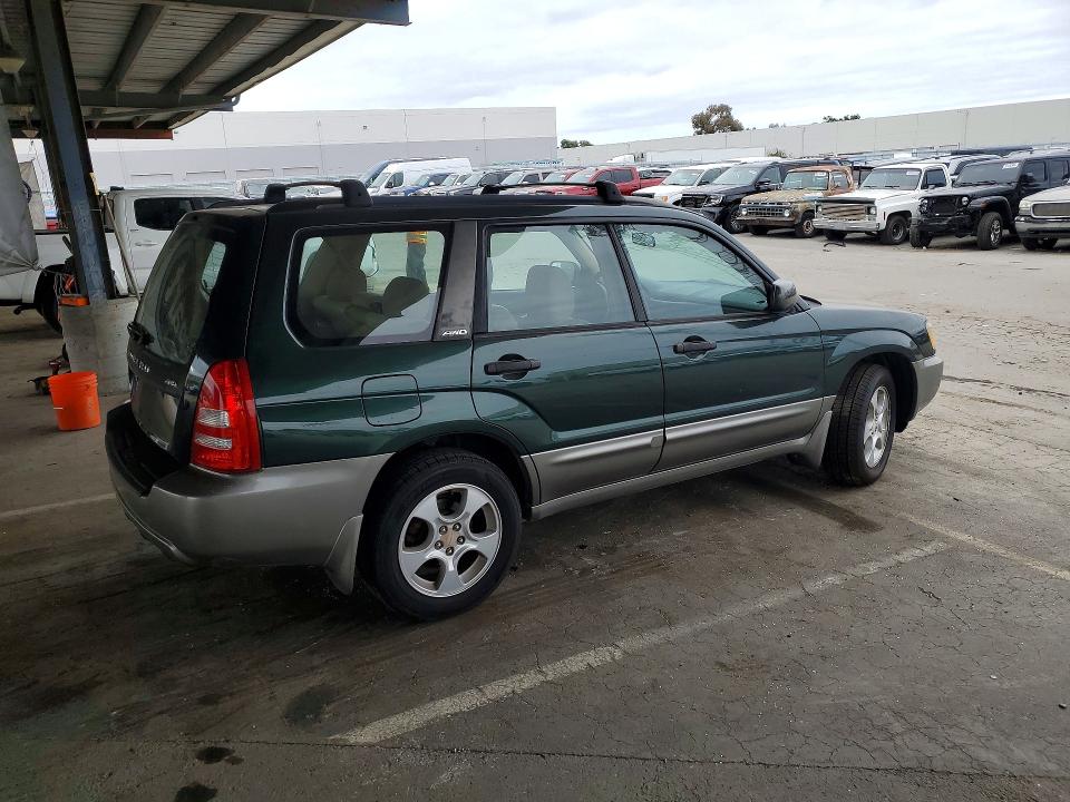 2003 Subaru Forester VIN JF1SG65663H732987 COPART salvage auction — WATER/FLOOD, CA - DIS/DLR/EXP ONLY CLEAN TITLE, sold $2,300 on 2026-07-28 (photo 3)