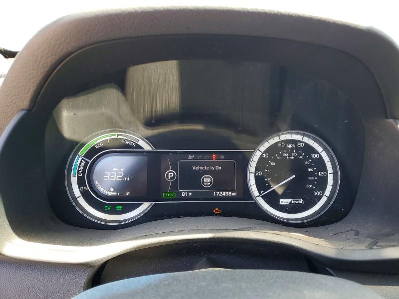 2018 Kia Niro VIN KNDCC3LC5J5150153 COPART salvage auction — MINOR DENT/SCRATCHES, Ca - Dis/Dlr/Exp Only Clean Title, sold $1,300 on 2026-07-13 (photo 9)