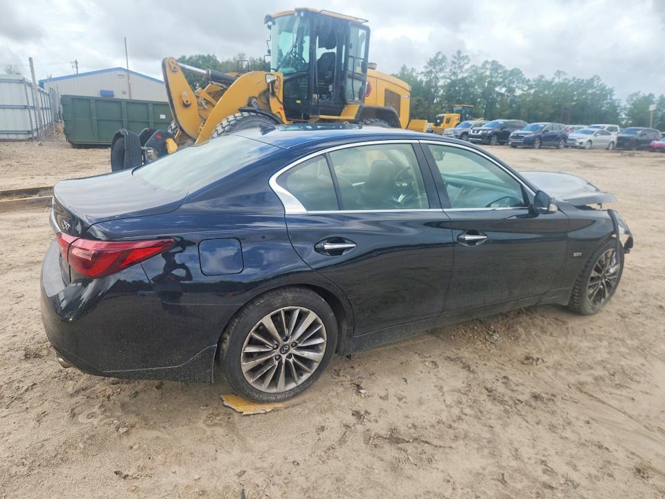 2018 Infiniti Q50 VIN JN1EV7AR9JM443838 COPART salvage auction — FRONT END, SC - CERT OF TITLE-SALVAGE, sold $1,600 on 2026-07-17 (photo 3)