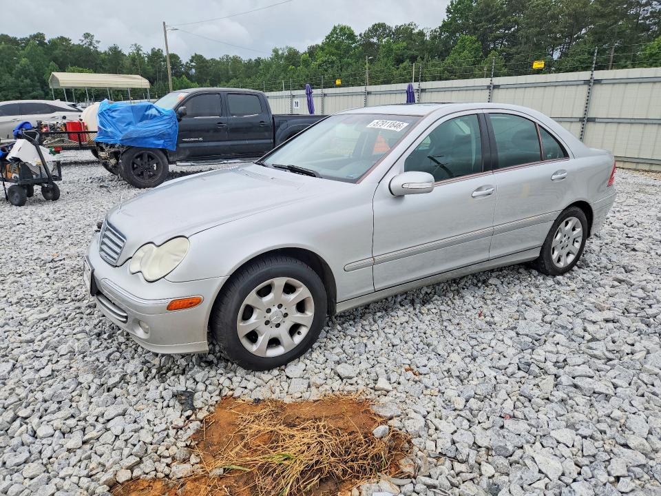 2005 Mercedes-benz C class VIN WDBRF81J45F558691 COPART salvage auction — FRONT END, Ga - Cert Of Title-Salvage, sold $425 on 2026-07-28 (photo 1)
