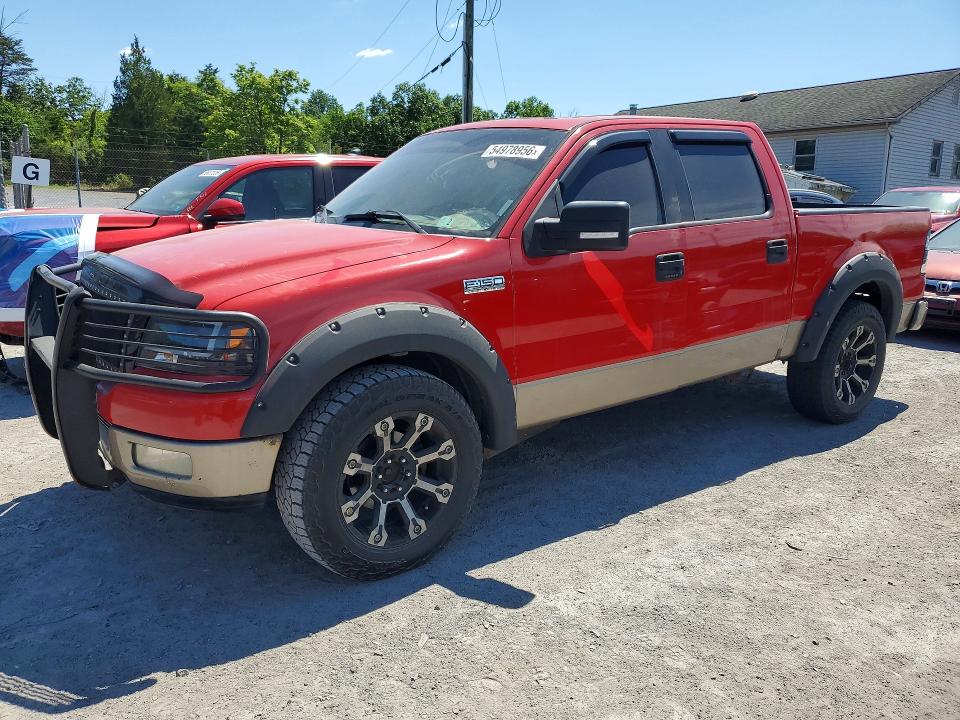 2004 Ford F-150 lightning VIN 1FTPW14574KB84758 COPART salvage auction — REAR END, PA - CERTIFICATE OF SALVAGE, sold $500 on 2026-07-09 (photo 1)