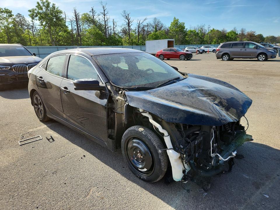 2017 Honda Civic VIN SHHFK7H51HU429284 COPART salvage auction — FRONT END, NY - MV-907A SALVAGE CERTIFICATE, sold $2,300 on 2026-07-22 (photo 4)