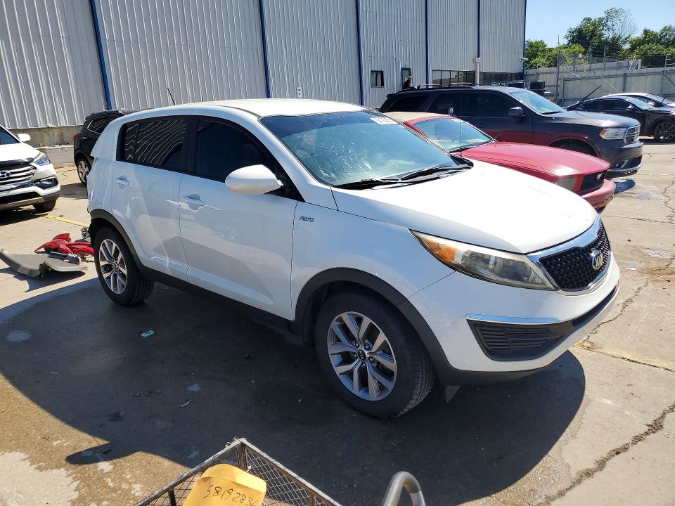 2015 Kia Sportage VIN KNDPBCAC0F7793299 COPART salvage auction — REAR END, KY - CERT OF TITLE-SALVAGE, sold $1,500 on 2026-07-22 (photo 4)