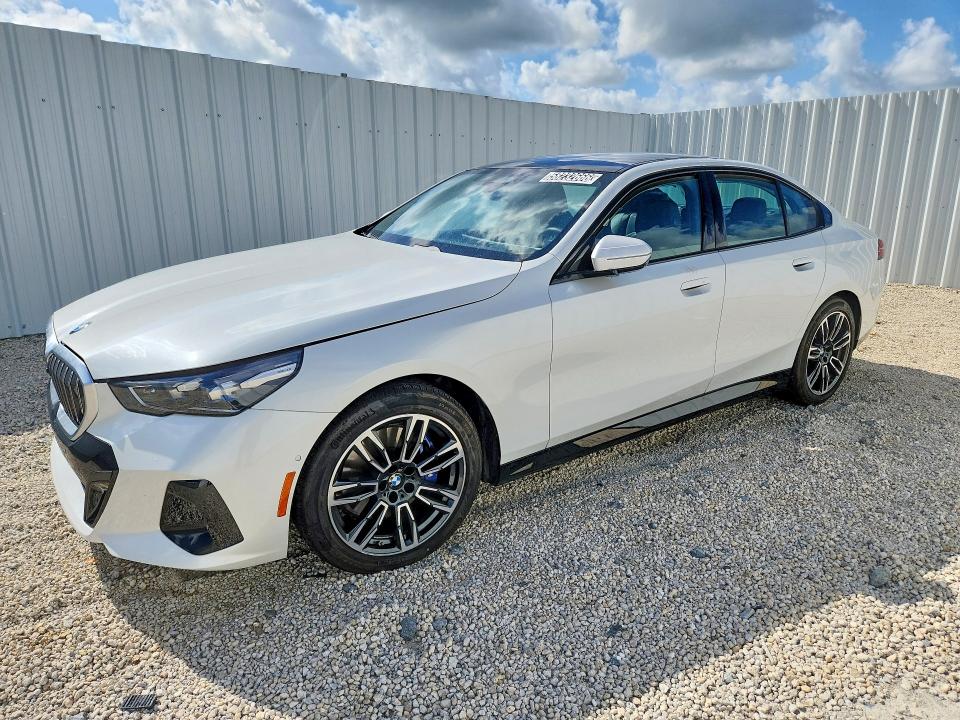 2026 BMW 5 series VIN WBA53FJ09TCW44563 COPART salvage auction — SIDE, FL - CERTIFICATE OF TITLE, sold $39,750 on 2026-07-13 (photo 1)